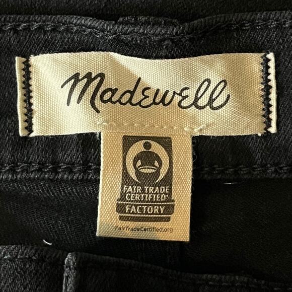 Madewell shorts Roadtripper supersoft biker black size W 26 - Picture 2 of 5